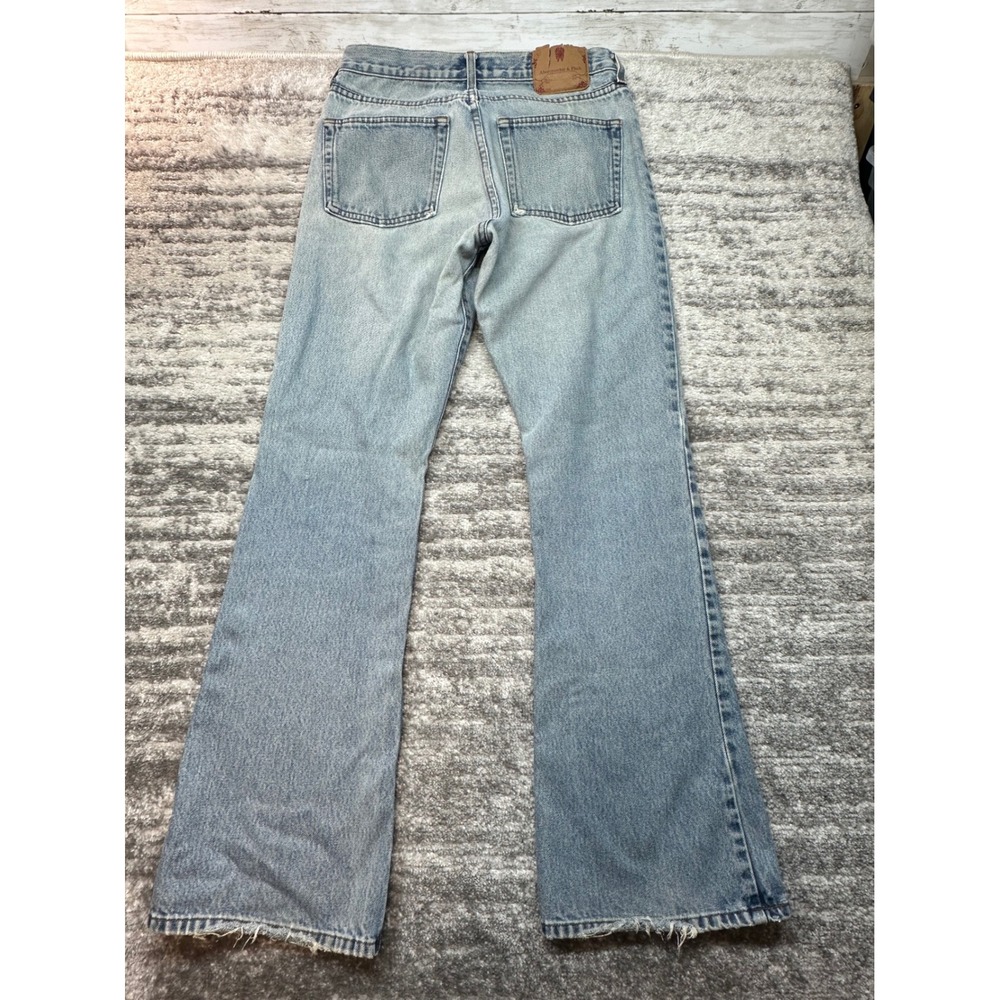 Abercrombie & Fitch Light Blue Flare Jeans - Picture 2 of 13